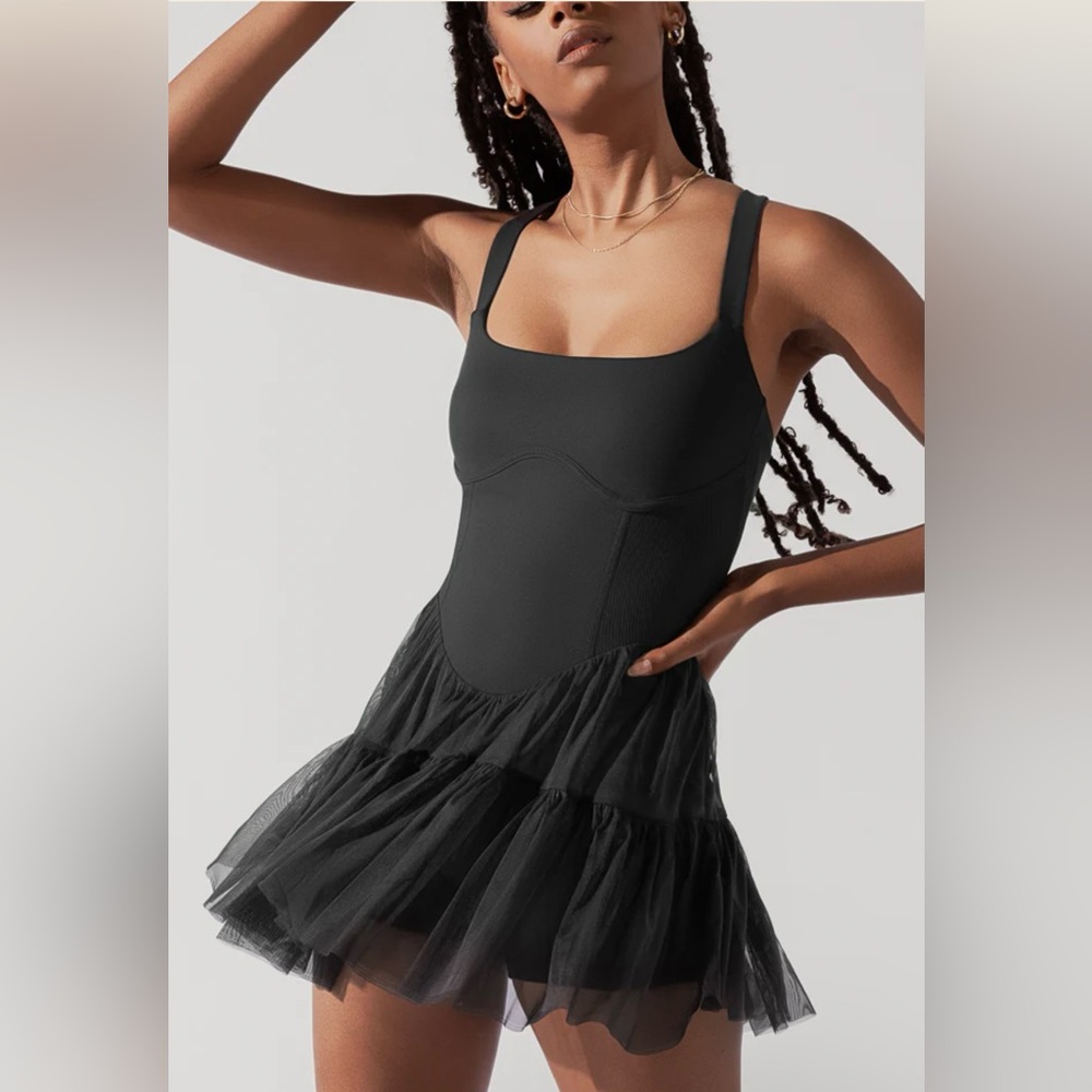 Popflex Pirouette Dress - Black - 1X